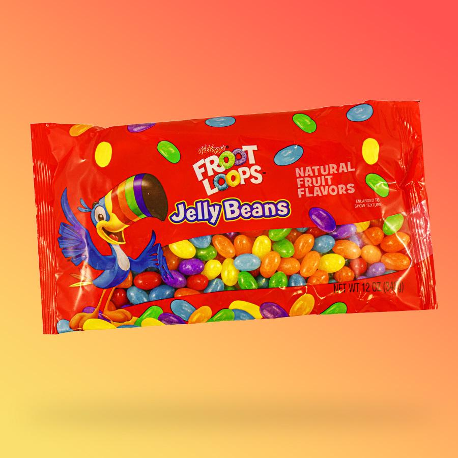 Froot Loops Jelly Beans gyümölcsös drazsé 340g Szavatossági idő: 2024-05-12