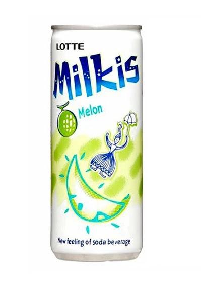 Lotte Milkis dinnye ízű tejes szénsavas ital 250 ml
