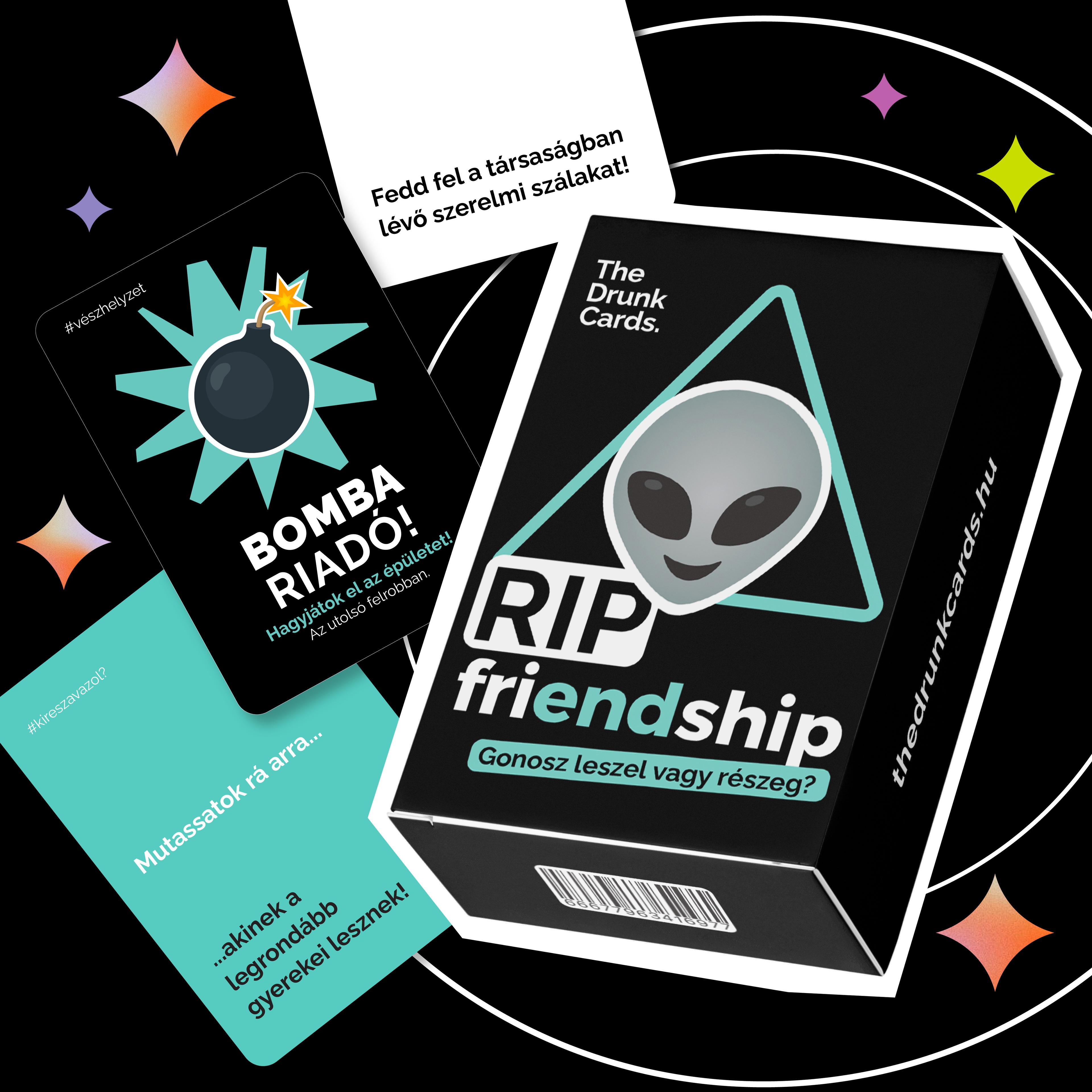 Rip Friendship - Gonosz leszel vagy részeg ivós kártyajáték