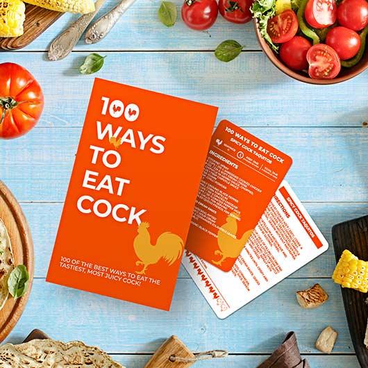 100 Ways to eat cock kakas recept kártya